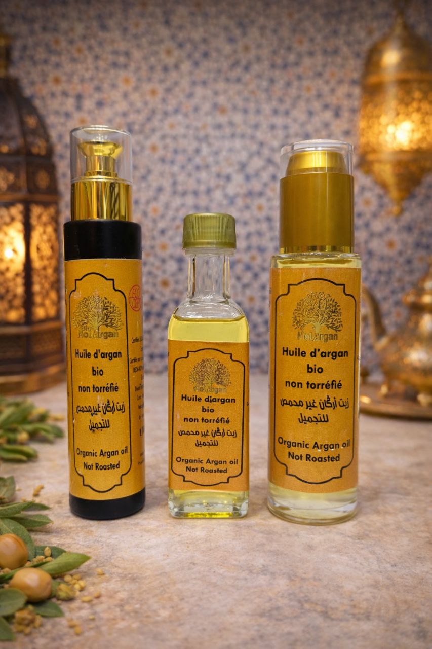 زيت الأركان غير المحمص Molargan